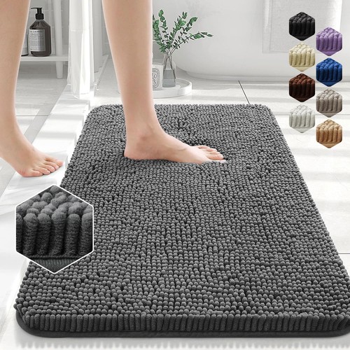 Non slip chenille bath - non,