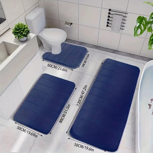 3pcs memory foam - 3pcs, bath