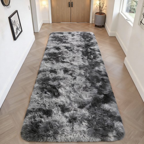 Fluffy rugs anti slip shaggy - slip,