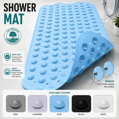 Non slip bath mat extra - non, large