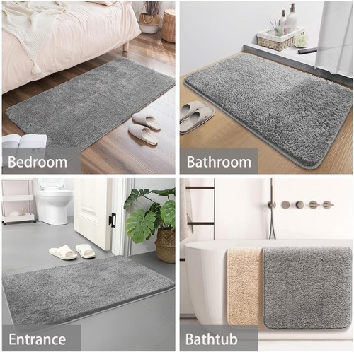 Absorbent bathroom mat set - bathroom,